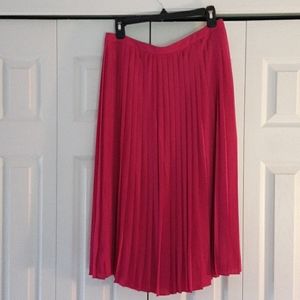 J. Crew midi pleated skirt